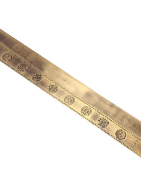 黑色实心挂件六帝尺