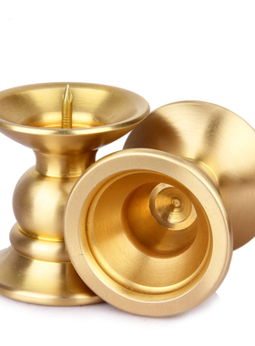 铜仿古风烛台摆件工艺礼品