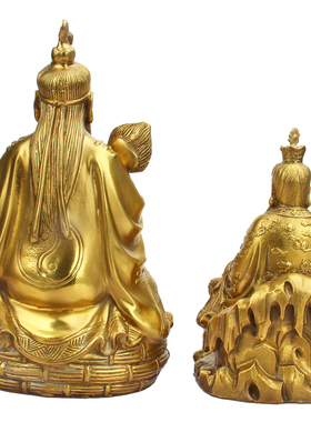 中式厚德居摆件三清像