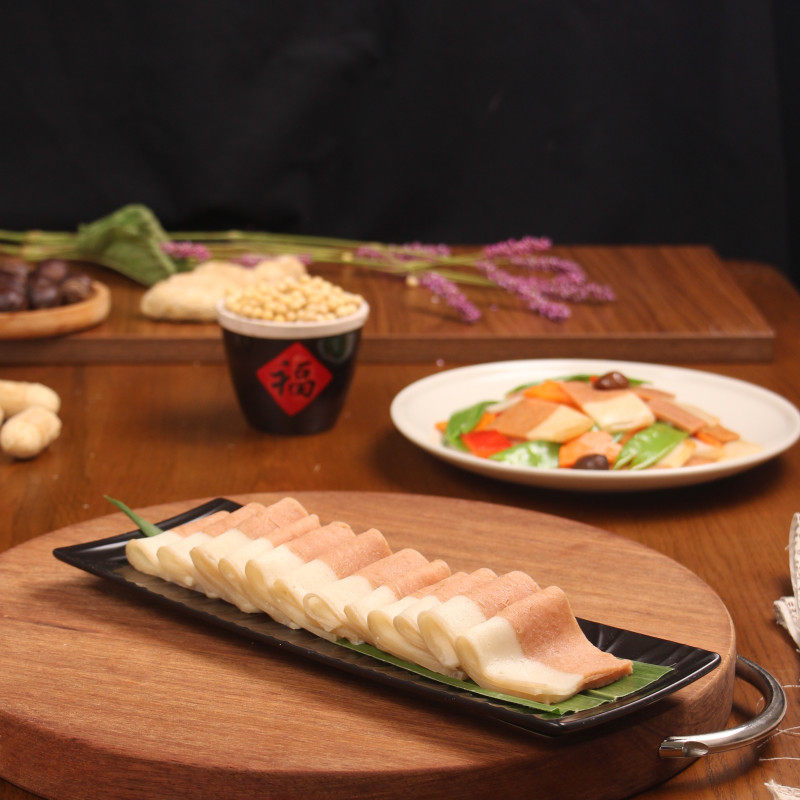 [冷冻]天荃三层乐300g纯素食人造东坡五花素肉回锅粉蒸肉甜咸烧白,淘宝优惠券,粉丝福利购,淘宝优惠卷