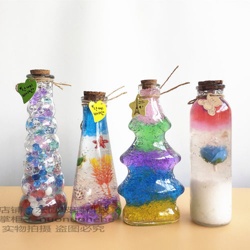 木塞玻璃瓶许愿瓶瓶子空瓶 星空彩虹漂流海洋瓶星星瓶DIY材料配件 - 图1