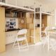 Folding chair dormitory student study chair comfortable sedentary home stool girls bedroom backrest computer office chair