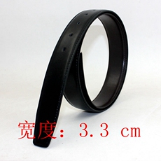 Ремень 无头皮带条男士真皮针扣带身不带头打孔牛皮腰带身针扣宽3.3cm Sasuodier