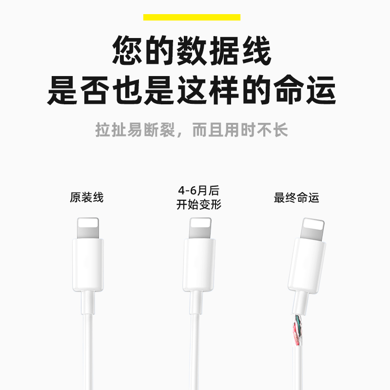 数据线保护套充电线热缩管防折断修复管适用于苹果typec小米安卓vivo神器接口电源线20w耳机口线5w华为iphone