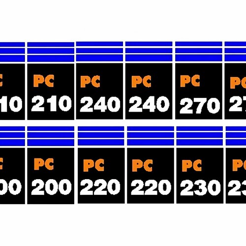 适用小松PC130/160/210/230/240/260/300/360/-7-8挖机边门字贴纸 - 图2