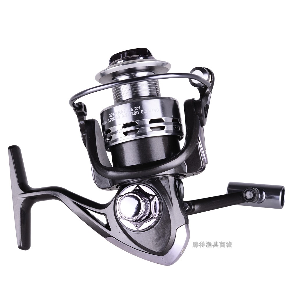 Spinning Fishing Reel FK系列深灰13+1轴无间隙 金属 路亚渔线轮 - 图1