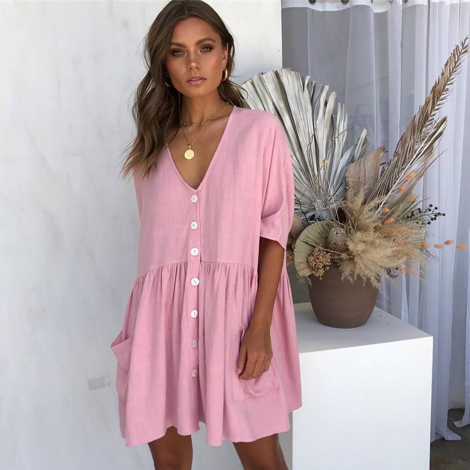 2019 summer dresses women clothes casual big size plus dress