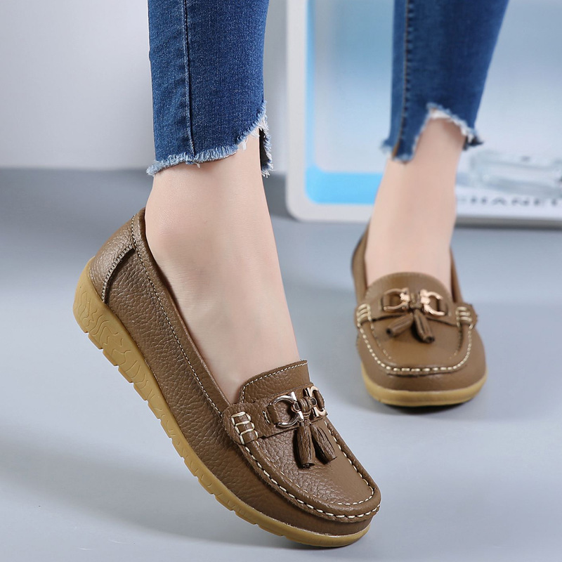 women wedge big size shoes soft bottom casual shoes 41 42 43 - 图2