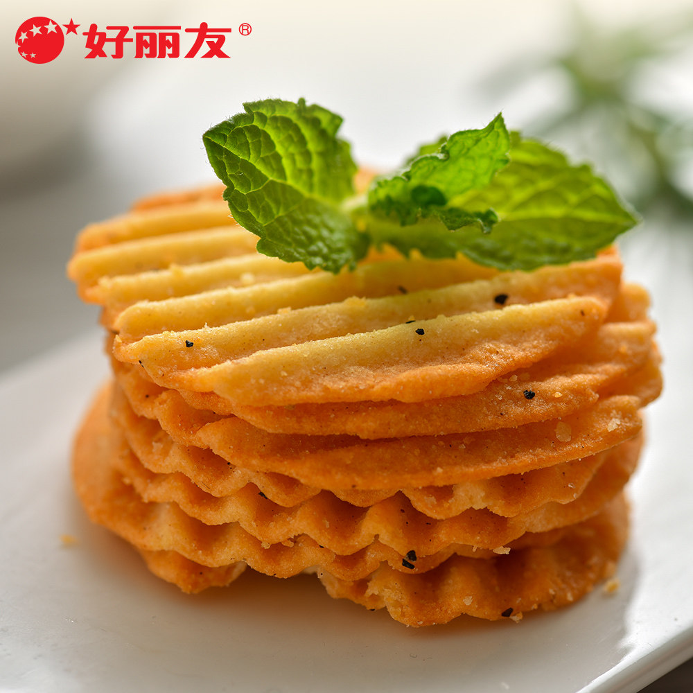 好丽友薯愿6包多口味办公室大礼包 好丽友膨化食品