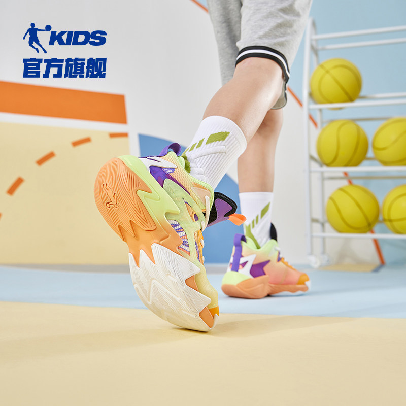 中国乔丹男童篮球鞋实战中大童童鞋 乔丹童装运动鞋