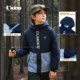 Jordan children's clothing boys' jackets plus velvet children's outdoor clothing 2025 new big children's polar fleece windbreaker thickened winter clothing