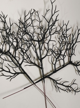仿真植物枯枝万圣节场景布置插花