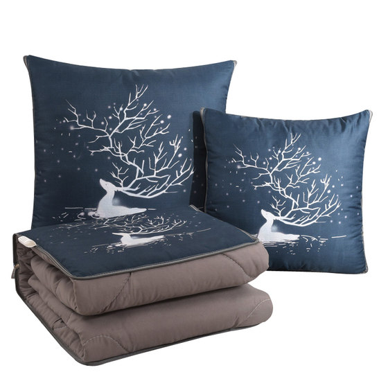 Nordic style multifunctional lunch nap cushion quilt