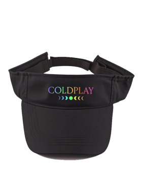 ColdPlay酷玩乐队专辑moon music印花空顶帽演唱会周边遮阳鸭舌帽