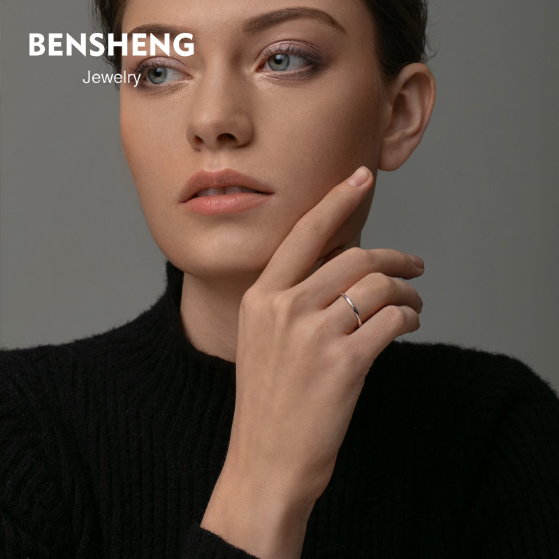 bensheng原创925纯银荆棘对戒指 本笙戒指/指环