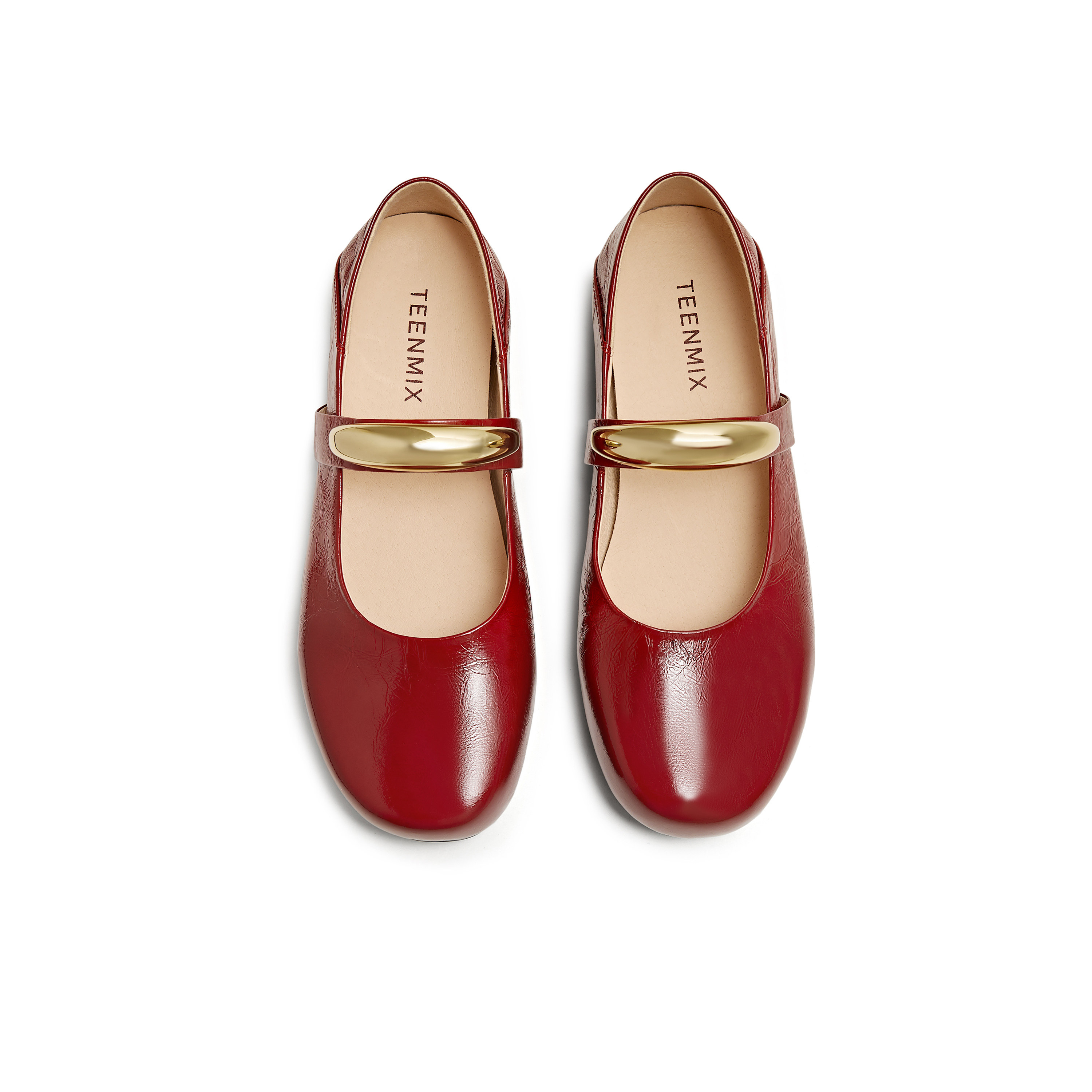 天美意秋新款简约百搭法式优雅平底单鞋女玛丽珍鞋KM081CQ5,淘宝优惠券,粉丝福利购,淘宝优惠卷