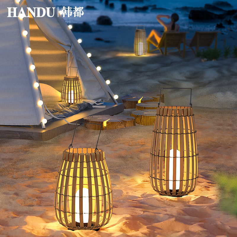 露营灯户外桌灯帐篷灯氛围野营灯太阳能手提灯超强续航充电营地灯 - 图0