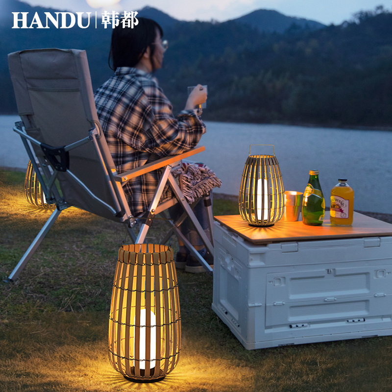 露营灯户外桌灯帐篷灯氛围野营灯太阳能手提灯超强续航充电营地灯 - 图2