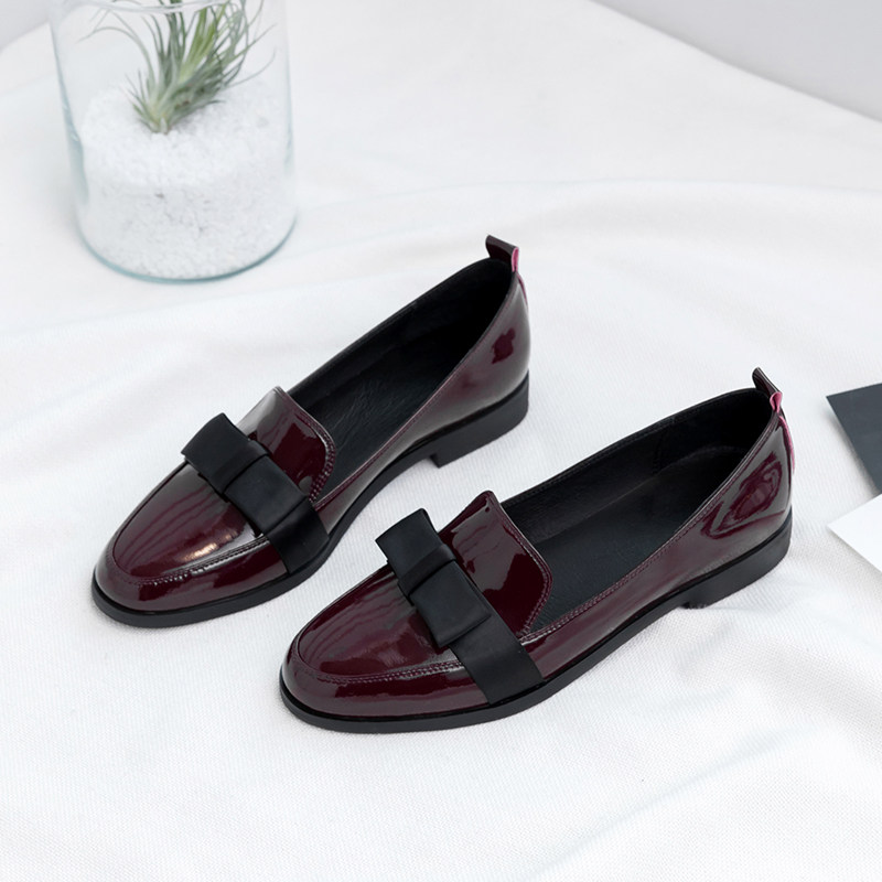 2024年春季新款平底漆皮单鞋女低跟一脚蹬女鞋,淘宝优惠券,粉丝福利购,淘宝优惠卷