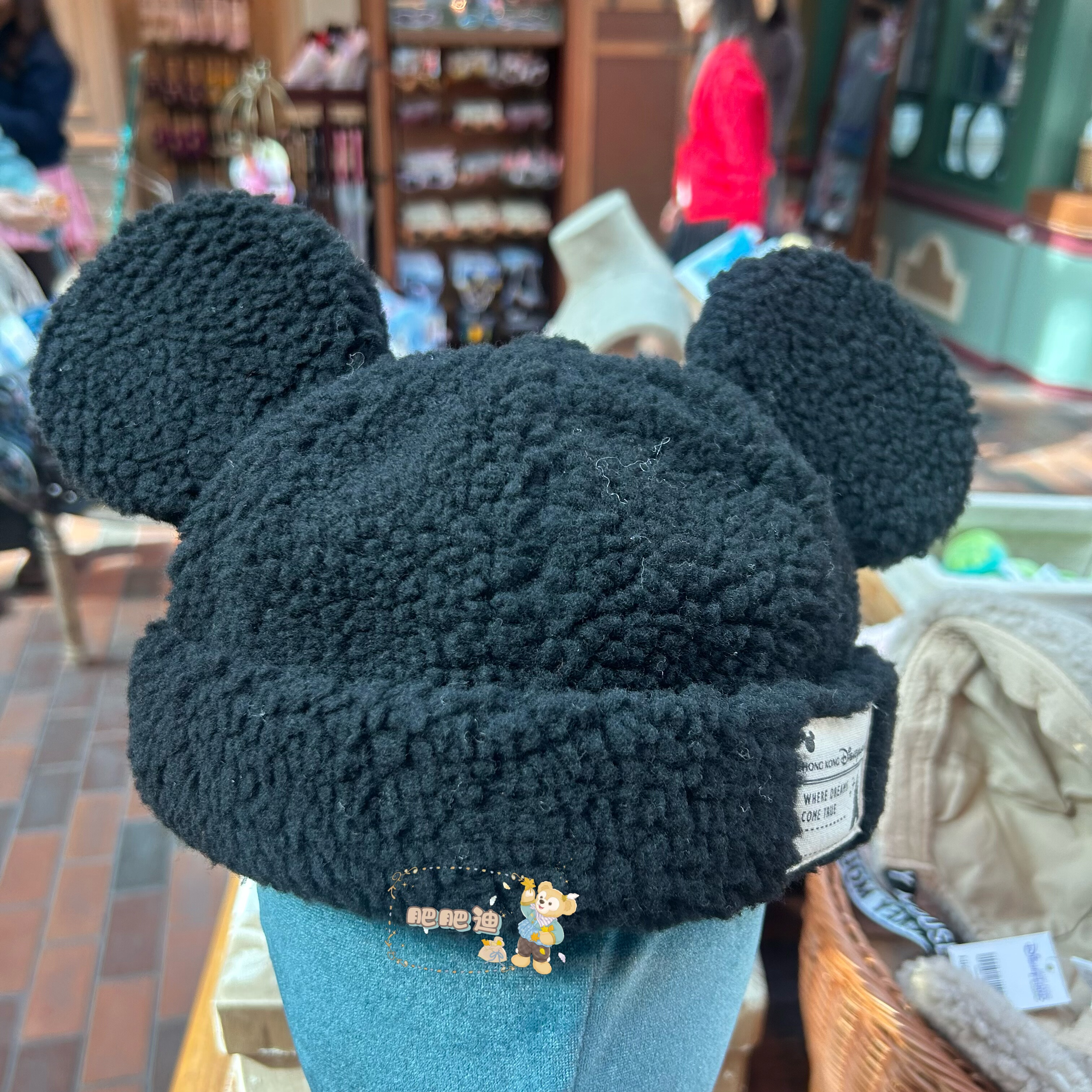 香港迪士尼米奇米妮冬季毛绒帽保暖头饰,淘宝优惠券,粉丝福利购,淘宝优惠卷