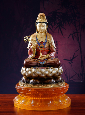 琉璃观音菩萨底座加高供座台摆件