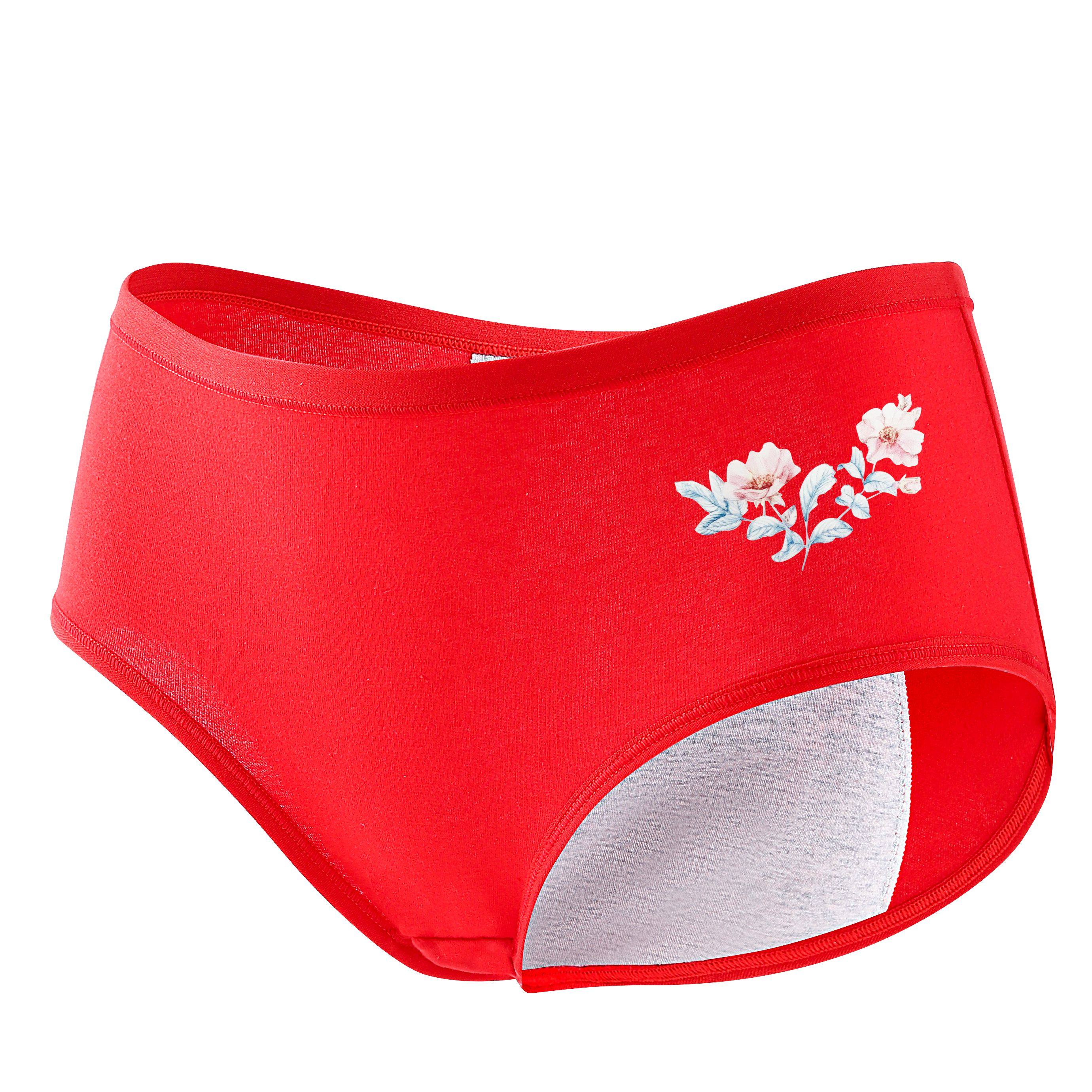 纯棉生理期内裤女士中腰抗菌月经防漏例假安全卫生姨妈三角短裤头,淘宝优惠券,粉丝福利购,淘宝优惠卷