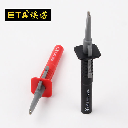 ETA3401高压差分探头配件ETA3402测量伸缩钩插孔测试勾弹得深孔勾 - 图0