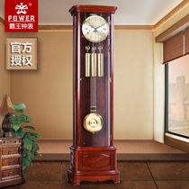 Barking machinery landing bell living room seat bell European style upright clock modern large pendulum clock upright clock Nordic solid wood clock