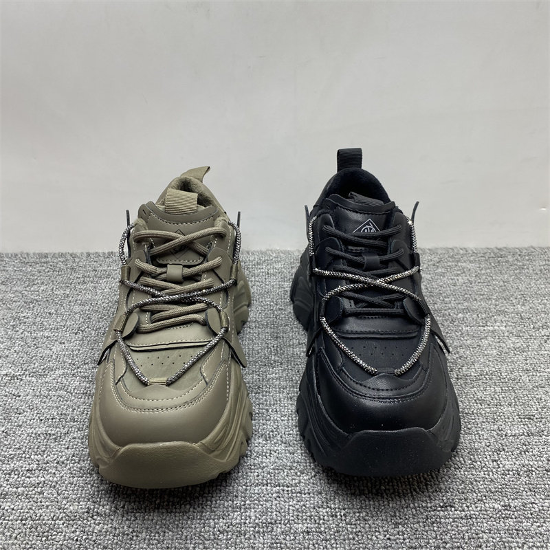 撤柜处理真皮加绒老爹鞋女2024冬季新款显脚小厚底百搭休闲运动鞋,淘宝优惠券,粉丝福利购,淘宝优惠卷