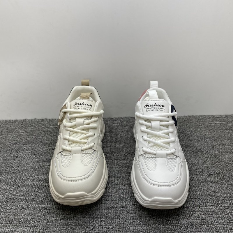 处理2025春夏新款厚底真皮老爹鞋女百搭显脚小女鞋透气运动休闲鞋,淘宝优惠券,粉丝福利购,淘宝优惠卷