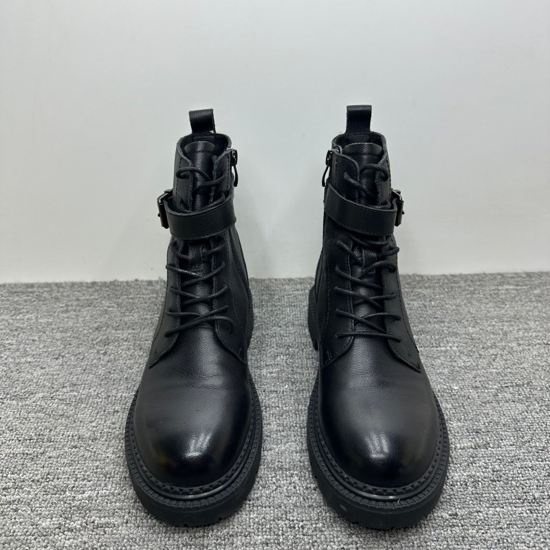 孤品处理39码头层牛皮厚底马丁靴女百搭英伦风真皮女短靴单靴子潮,淘宝优惠券,粉丝福利购,淘宝优惠卷