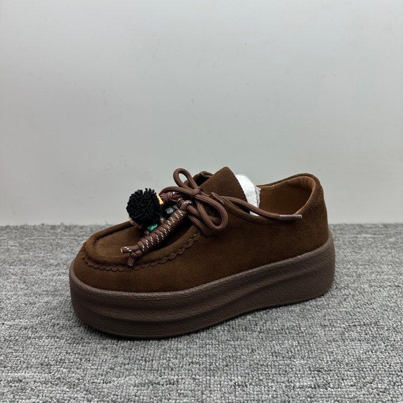 撤柜处理新款真皮勃肯鞋女休闲复古女鞋百搭英伦厚底增高袋鼠鞋潮,淘宝优惠券,粉丝福利购,淘宝优惠卷