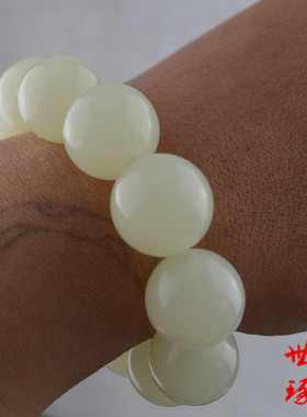 新疆原石手串和田玉籽料