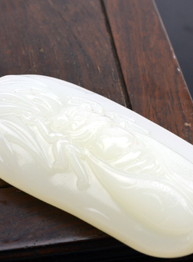 一夜成名项链玉佩挂坠和田籽料