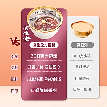 低脂水牛奶燕窝粥新会陈皮豆沙粥[20元优惠券]-寻折猪