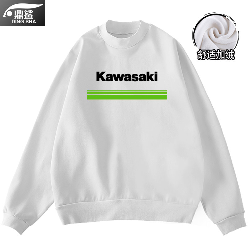 重机车爱好者kawasaki摩托车卫衣 鼎鲨卫衣