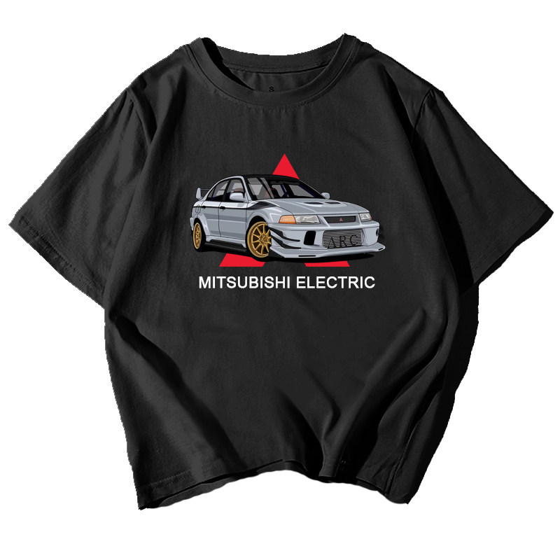 可定制jdm日系三菱evo改装t恤衫 鼎鲨T恤
