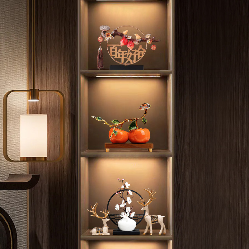 新中式摆件结婚送新人礼物送闺蜜新娘百年好合新婚礼品高档实用