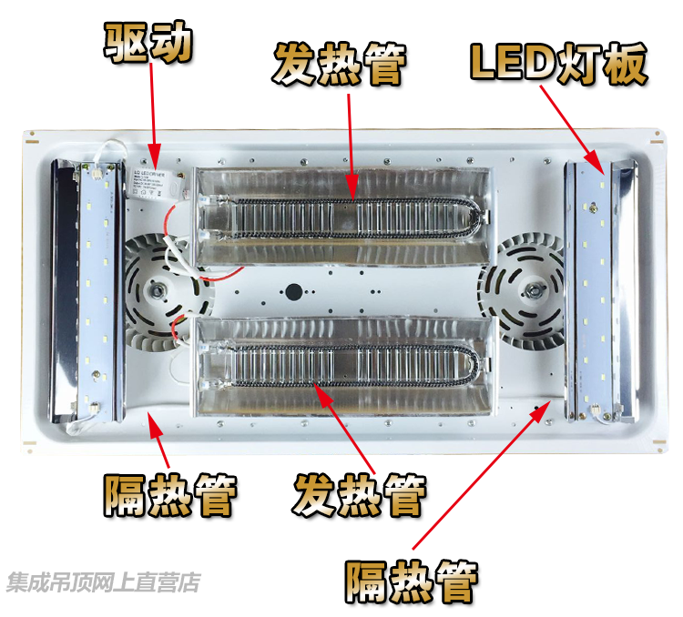 浴霸LED灯板集成吊顶光源浴霸专用照明灯改造灯条灯贴改装带驱动,淘宝优惠券,粉丝福利购,淘宝优惠卷