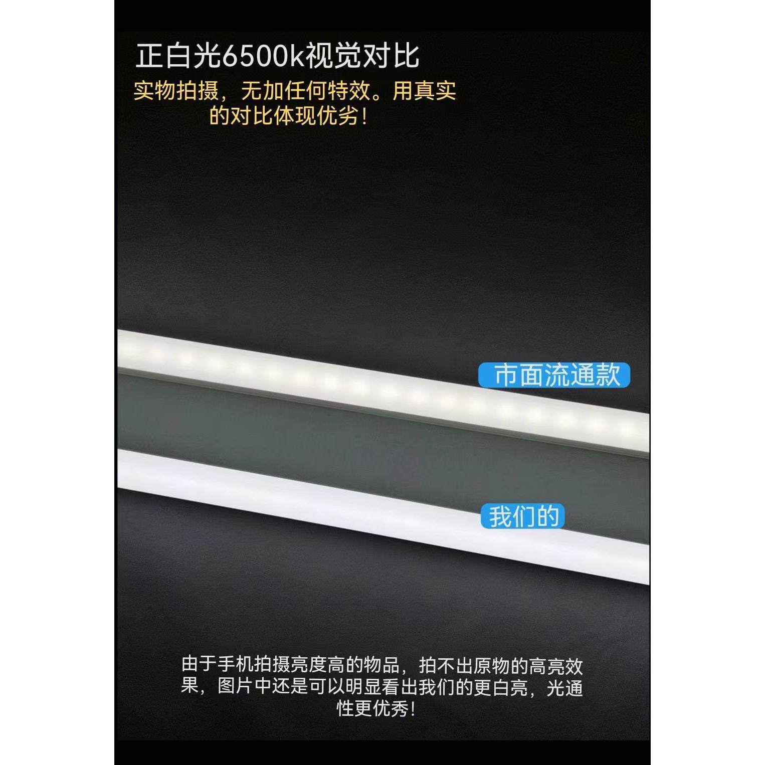 led灯管一体化T5超亮日光灯T8长条灯条家用全套节能支架光管1.2米,淘宝优惠券,粉丝福利购,淘宝优惠卷