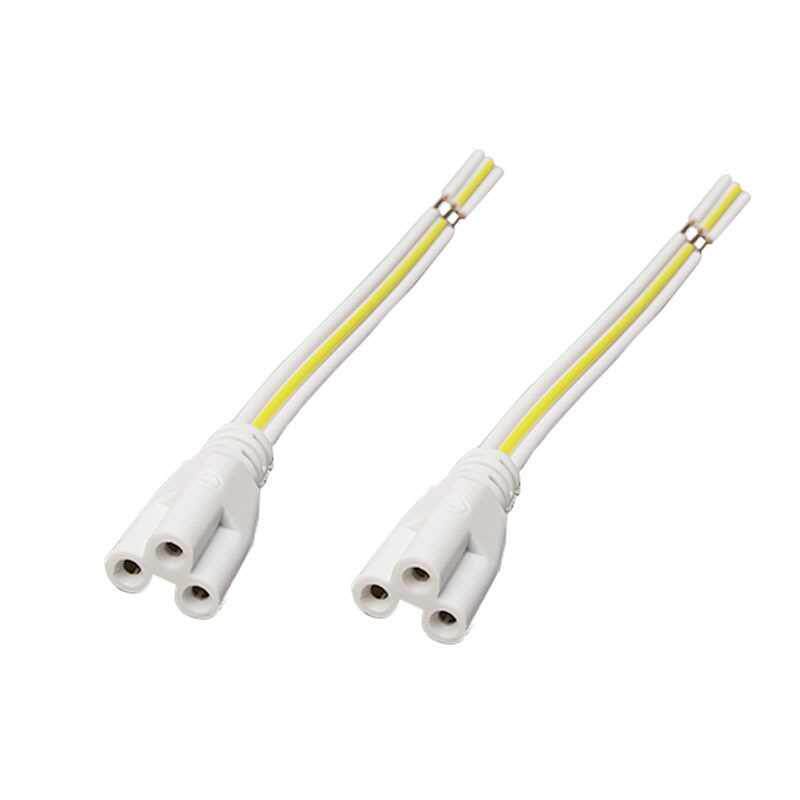 ledT5t8一体化灯管电源插头线支架日光灯延长线连接三芯三插两孔 - 图3