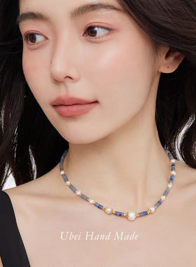 淡水珍珠串珠项链小众轻奢