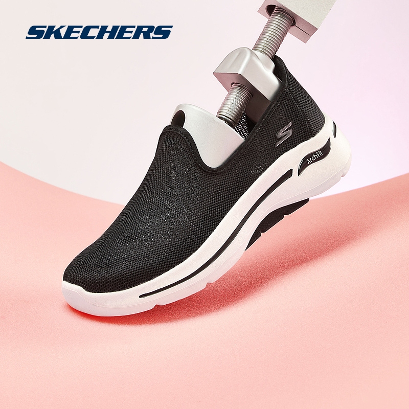 Skechers斯凯奇男鞋夏季散步鞋健步鞋女一脚蹬运动鞋旗舰店官方-图2