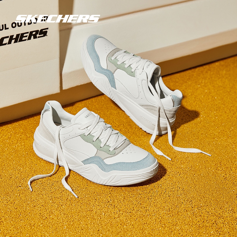 Skechers斯凯奇春夏女款新品撞色复古经典德训鞋休闲板鞋运动鞋