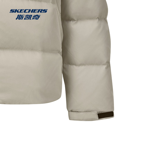 斯凯奇羽绒服2025冬新款男士保暖黑色防风鸭绒轻薄短款加厚外套 - 图2