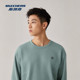 Skechers sports sweatshirt ດູໃບໄມ້ລົ່ນຂອງຜູ້ຊາຍສອງດ້ານອ່ອນແລະສະດວກສະບາຍຮອບຄໍ knitted pullover ອົບອຸ່ນແລະສະດວກສະບາຍ