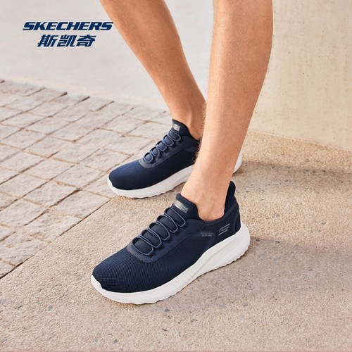 斯凯奇闪穿鞋丨潮流男绑带休闲运动鞋舒适户外跑步鞋轻便灵活 - 图1