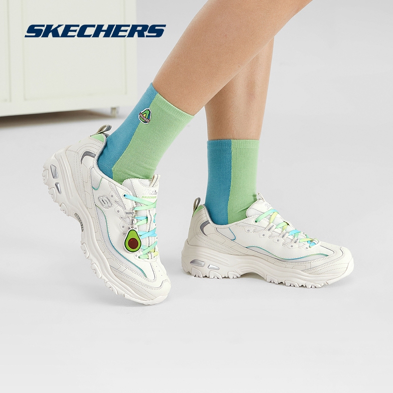 Skechers斯凯奇水果熊春季女鞋老爹鞋女子运动时尚百搭休闲鞋子