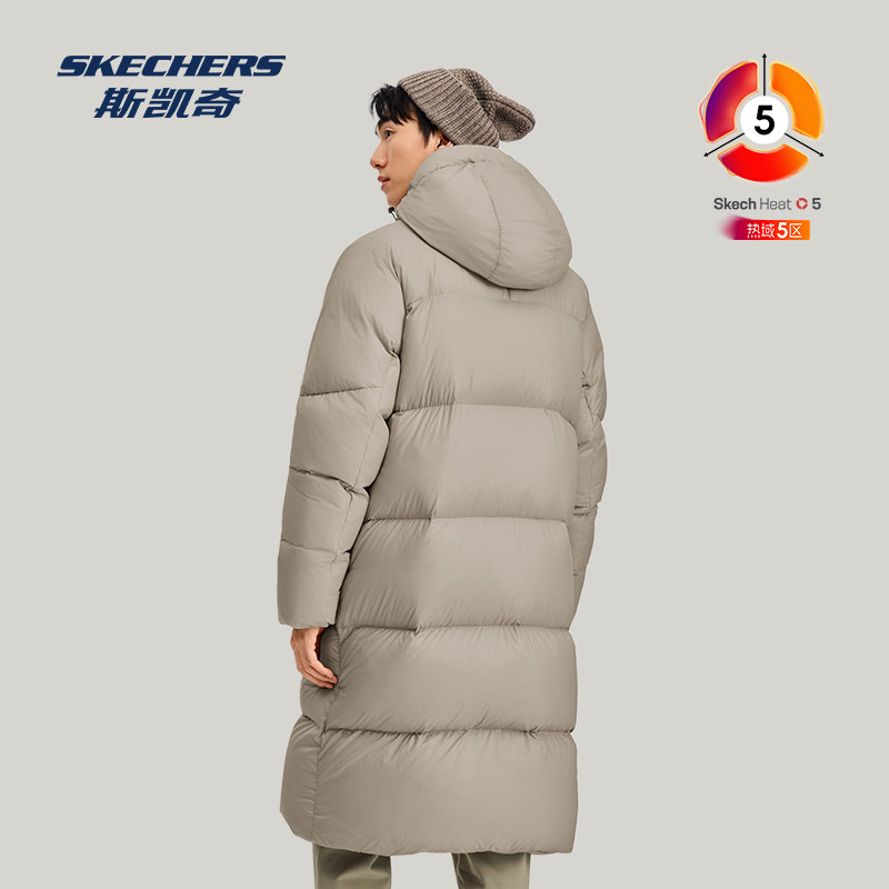 斯凯奇男女同款羽绒外套秋冬新款保暖抗菌户外运动长款外套,淘宝优惠券,粉丝福利购,淘宝优惠卷