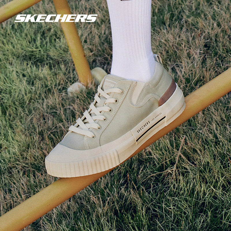 skechers new moon情侣女男帆布鞋 skechers运动帆布鞋